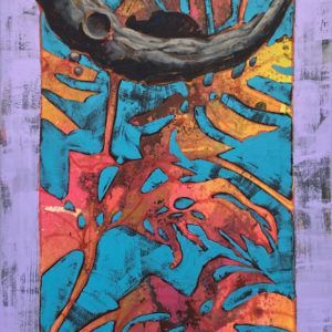 Peter birk, palme, måne, mosaik, galleri, kbh, kunst