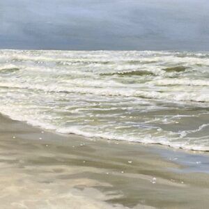 October beach, Niels Valentin, Galleri kbh kunst, maleri