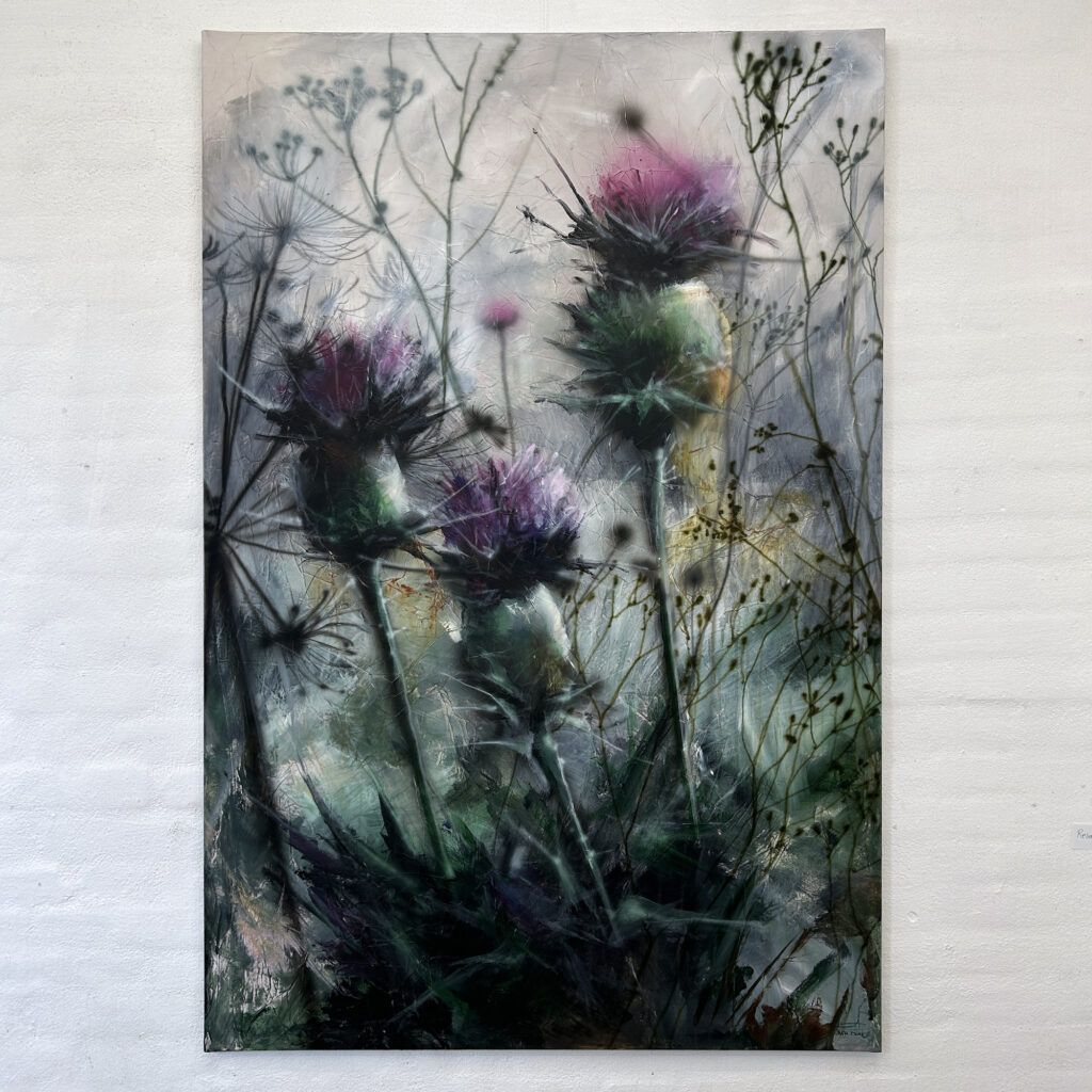 Naja Duarte, Galleri kbh kunst, maleri, blomst