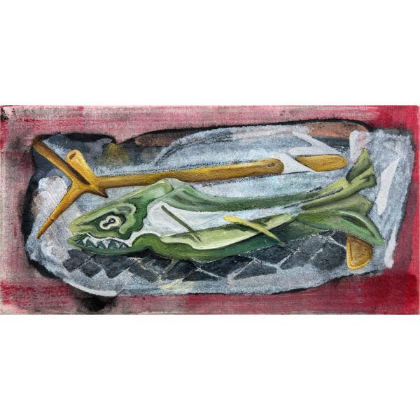 Thomas Plauborg, Galleri kbh kunst, maleri, fisk