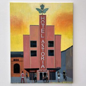 Bella Ahlman, maleri, Galleri kbh kunst, billig kunst, hotel Astoria, København