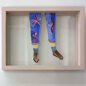 Marie Schack, Galleri, kbh, kunst, akvarel, udklip, billig kunst, ben