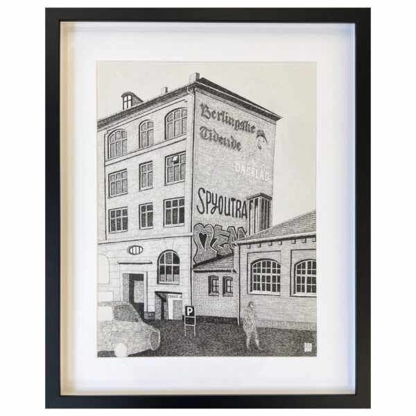 Bella Ahlman, galleri kbh kunst, original tegning