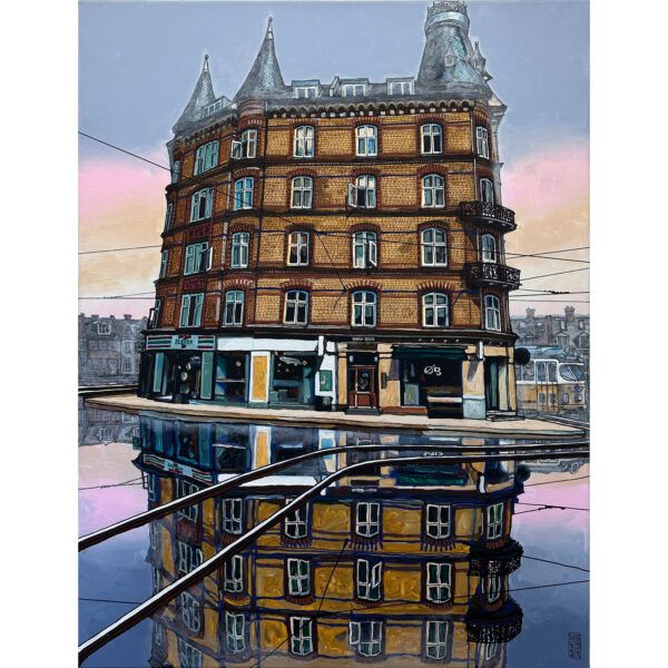 Alexei Svetlov, Galleri kbh kunst, maleri, mixed media, københavn, figurativ, byen, byliv, surrealisme