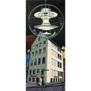 Alexei Svetlov, Galleri kbh kunst, maleri, mixed media, københavn, figurativ, byen, byliv, surrealisme