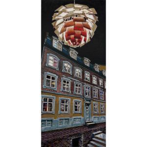 Alexei Svetlov, Galleri kbh kunst, maleri, mixed media, københavn, figurativ, byen, byliv, surrealisme