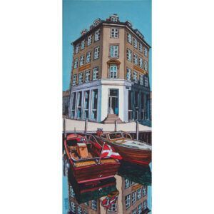 Alexei Svetlov, Galleri kbh kunst, maleri, mixed media, københavn, figurativ, byen, byliv, surrealisme
