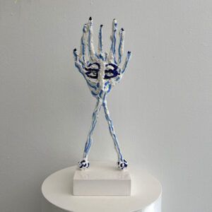 Aske Hagenbøl, Galleri kbh kunst, skulptur, gips, figur, væsen, dansk kunst, billig kunst