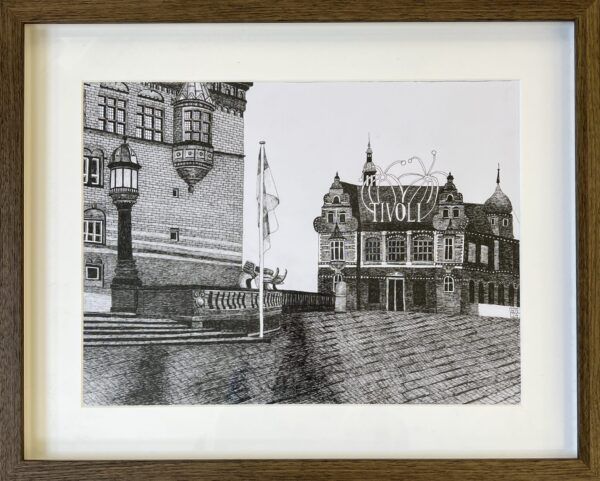 Bella Ahlman, galleri kbh kunst, original tegning