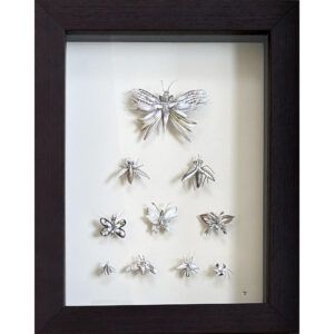 Iben Toft Nørgaard, Galleri kbh kunst, papirklip, papirkunst, papir, blomst, insekter, sommerfugl, illustration, kunst til væggen, unika, billig kunst